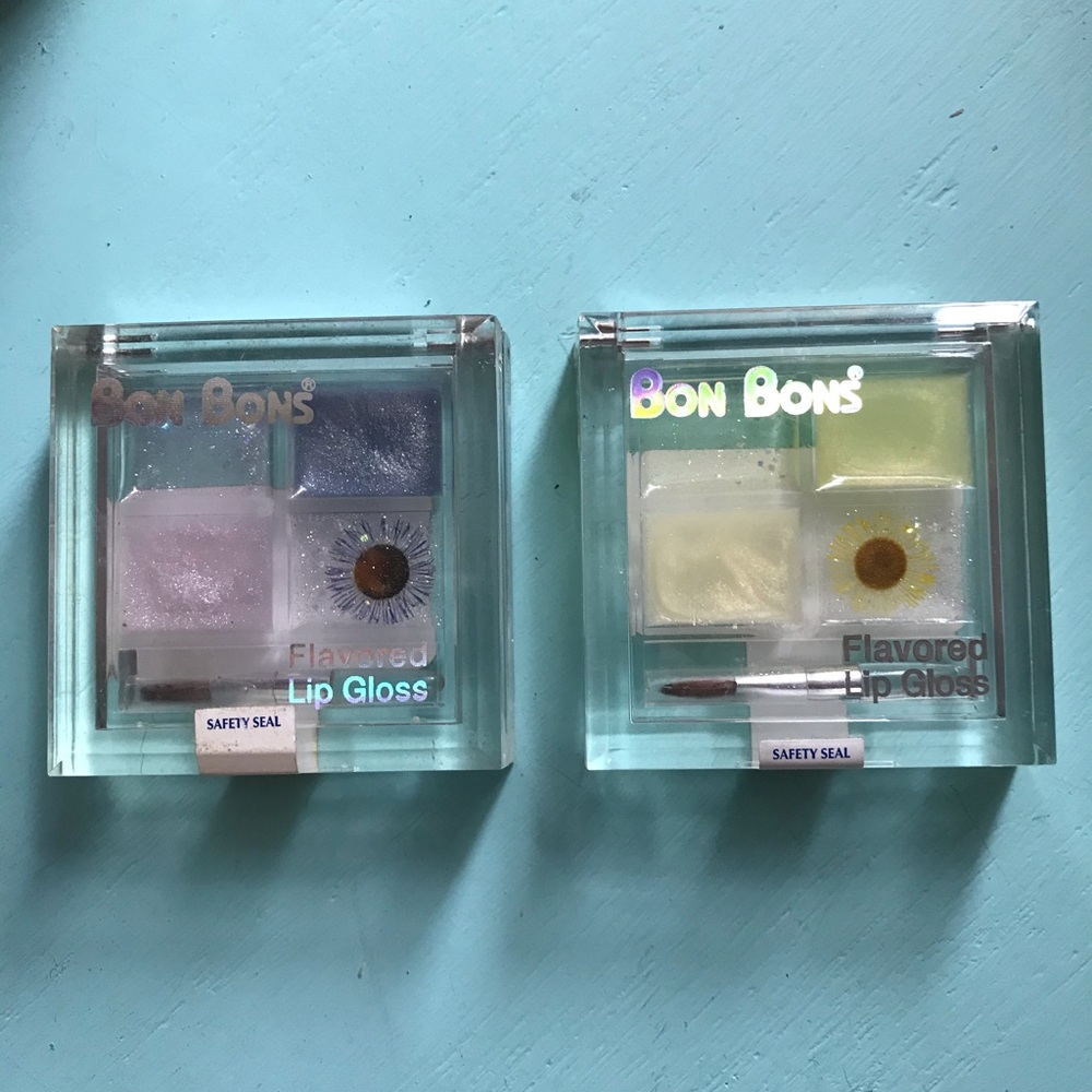 Y2K Vintage Bon Bons Flower Lip Gloss Lot